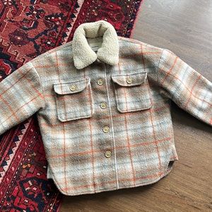 Plaid Button Jacket - Pull & Bear